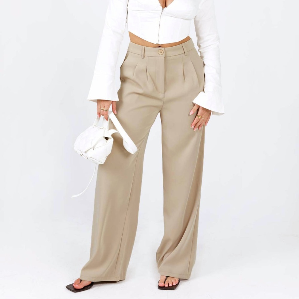 Princess Polly Archer Pants Taupe